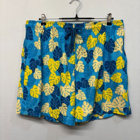 NWT Capelle Men Collin Aqua Swim Trunks Shorts Size XXL 2XL Floral C006 -23 - Picture 1 of 16